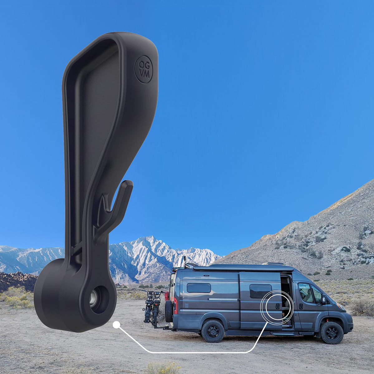 OpenGlass Studio front view of Promaster handle showing improved grip and neat finish