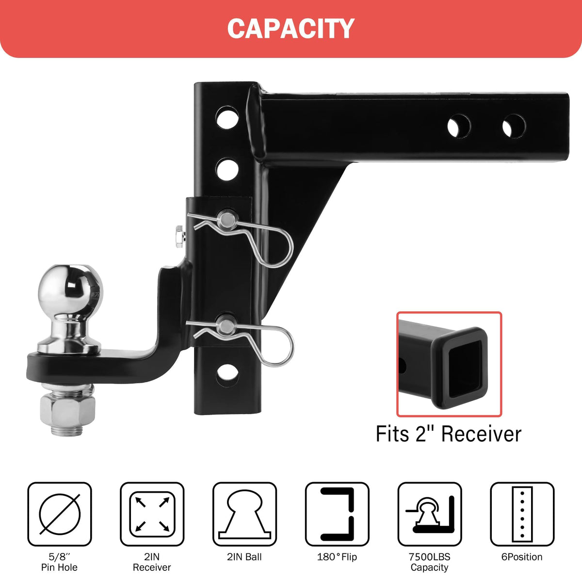 OPENROAD close-up of pin and lock hardware providing secure anti-theft protection