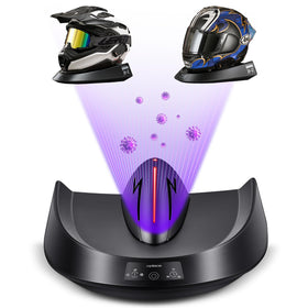 oplace front view showing dryer and rack, protecting helmets