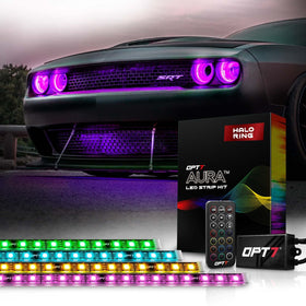 OPT7 front face on Challenger showing bold halo visibility