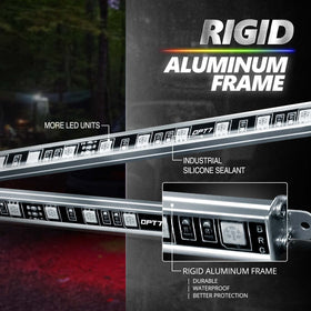 OPT7 Aura Pro mounted under a truck demonstrating underglow visibility