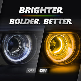 OPT7 Aura Pro remote controller showing quick color and mode selection