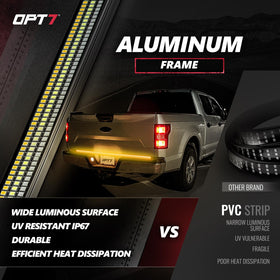 OPT7 Redline mounting clips and 25lb adhesive displayed, offers secure mounting options