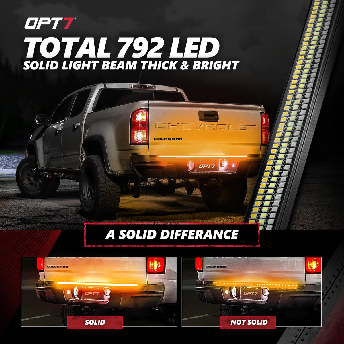 OPT7 Redline with neodymium magnets demonstrating drill-free mounting convenience