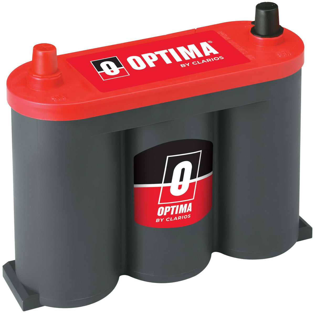 OPTIMA REDTOP 6V front packaging showing compact sealed battery for reliable starts