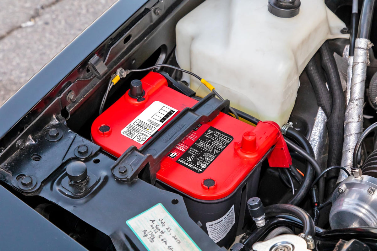 OPTIMA REDTOP 6V label detailing 800 CCA and 50 AH specs for confident selection