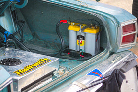 OPTIMA YELLOWTOP fitted in forklift highlighting industrial-duty reliability