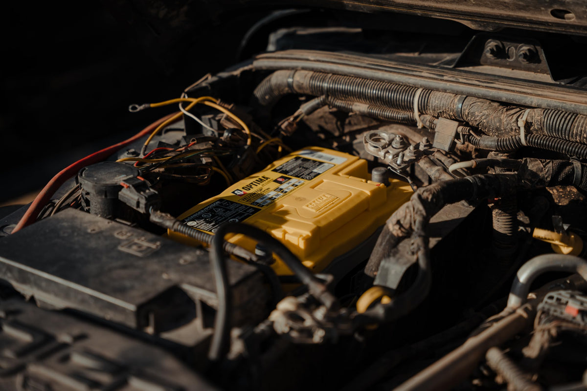 OPTIMA YELLOWTOP installed in vehicle supporting accessories benefit