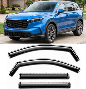 Optimal Co front passenger side visor installed showing sleek protection