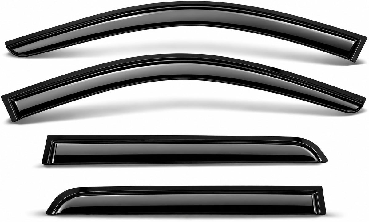 Optimal Co rear passenger window view shows consistent fit and visual upgrade benefit
