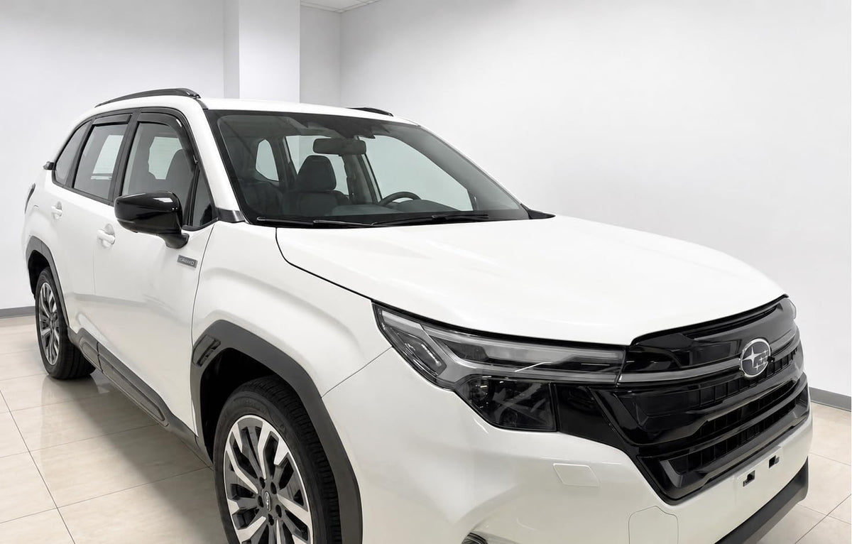 Optimal Co side profile installed on Forester showing improved ventilation benefit