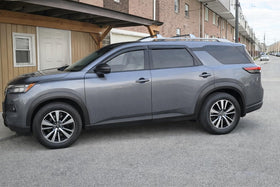 Optimal Co side angle installed on Pathfinder door demonstrating fit