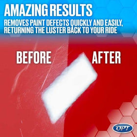 Optimum Hyper Polish used near plastic trim illustrating non-staining safety