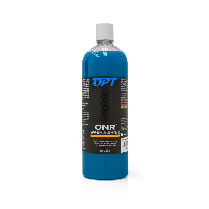 Optimum bottle front label showing ONR clarity and benefits