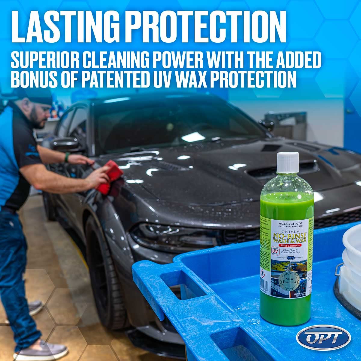 Indoor garage detailing with ONR showing Optimum and low-water, winter use benefit