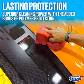 Optimum ONR V5 glossy car panel after wash showing enhanced shine and protection