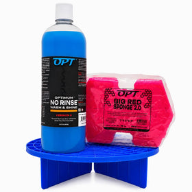 Optimum ONR V6 bottle front view showing label and size, clear product identification benefit