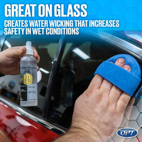 Optimum Opti-Seal on upholstery demonstrating cleaner look and fabric protection