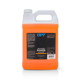 Optimum Polymer Technologies bottle front label showing product identity and benefits