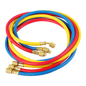 Oralys front view of three 5FT hoses showing color-coded convenience and durable build