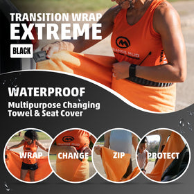 Orange Mud close-up of fabric texture highlighting durable waterproof material