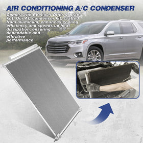 Orceed condenser installed in engine bay demonstrating direct-fit mounting and restored AC performance