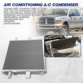 Orceed condenser installed in engine bay demonstrating OE fit and easy replacement