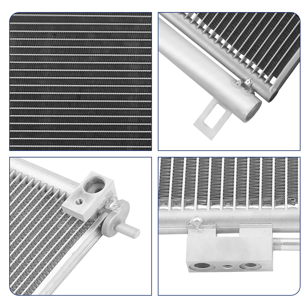 Orceed condenser label and stamped part numbers for easy verification and correct compatibility