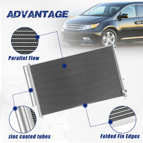 Orceed condenser with receiver drier included for moisture protection