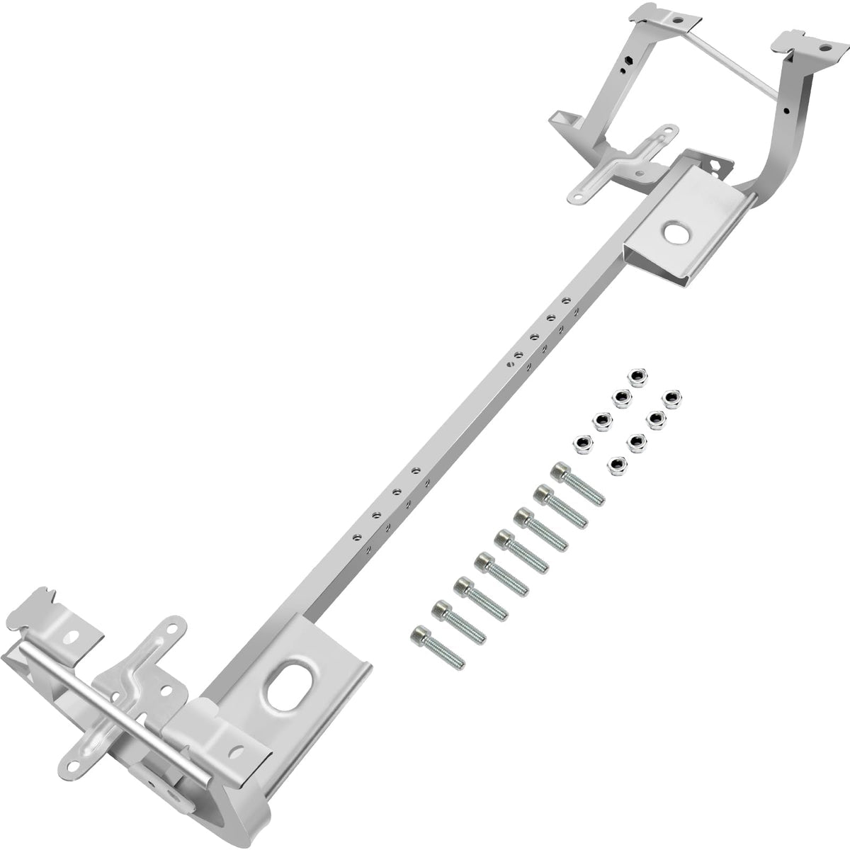 Orceed front view of lower radiator plate showing fit and alignment benefits