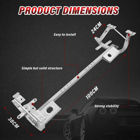 Orceed detail of mounting holes ensuring correct OEM-style alignment