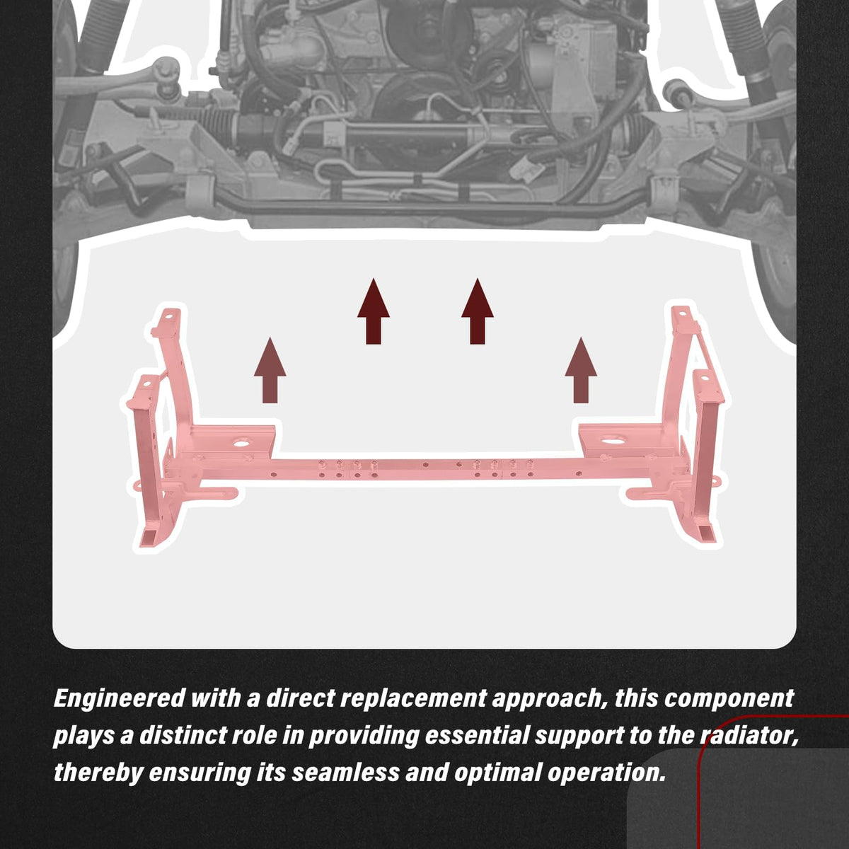 Orceed plate beside tools showing scale and easy installation advantage