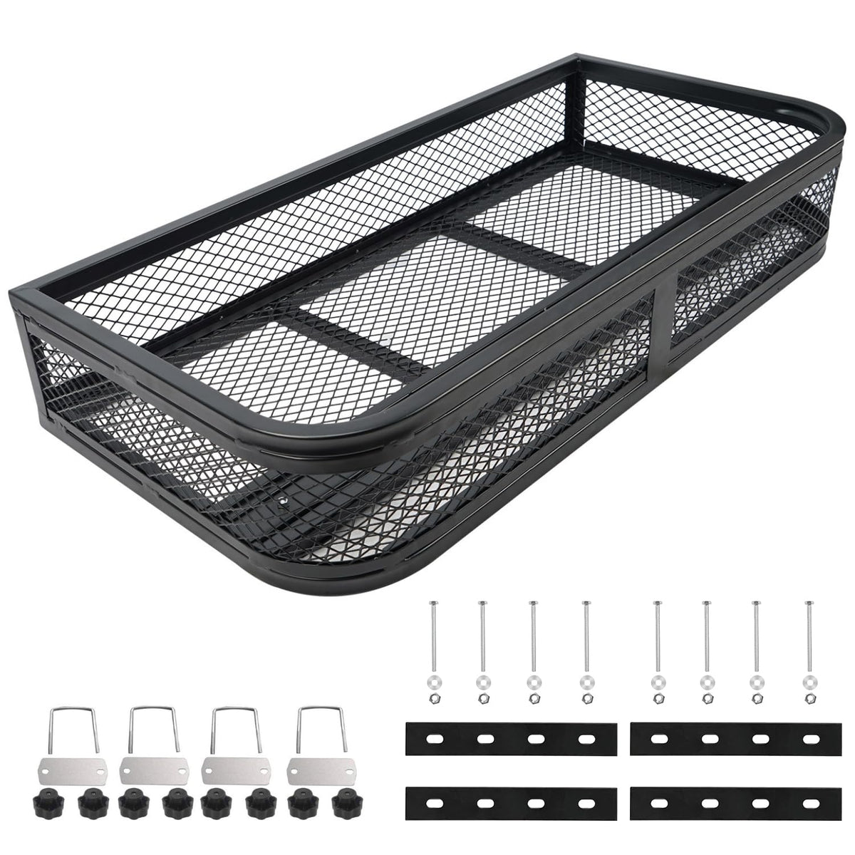 ORCISH front cargo basket front view showing sturdy steel frame and storage benefit