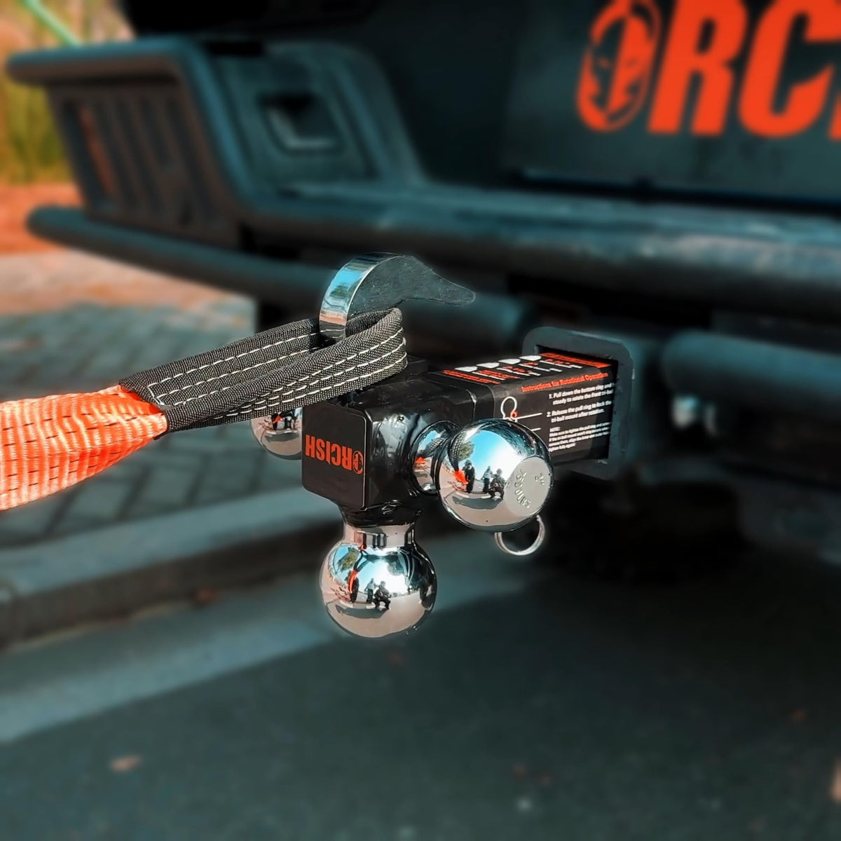 ORCISH chrome finish wet-condition close-up showing corrosion resistance benefit