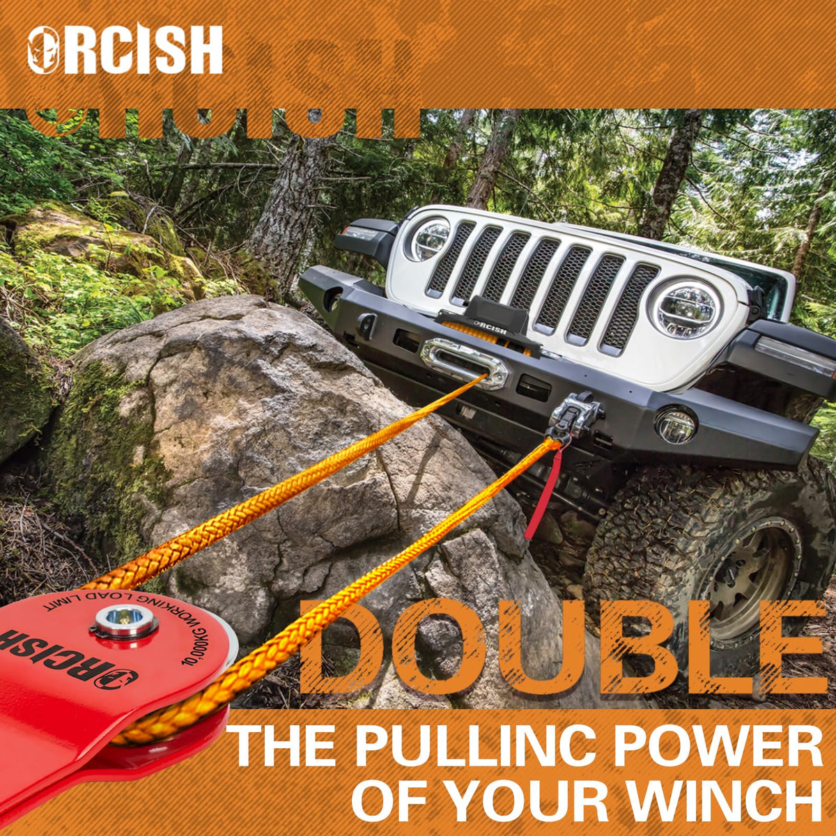 ORCISH heavy-duty hook and latch detail ensuring secure attachment benefit