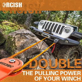 ORCISH in use tree anchored showing redirected line for safer recovery benefit
