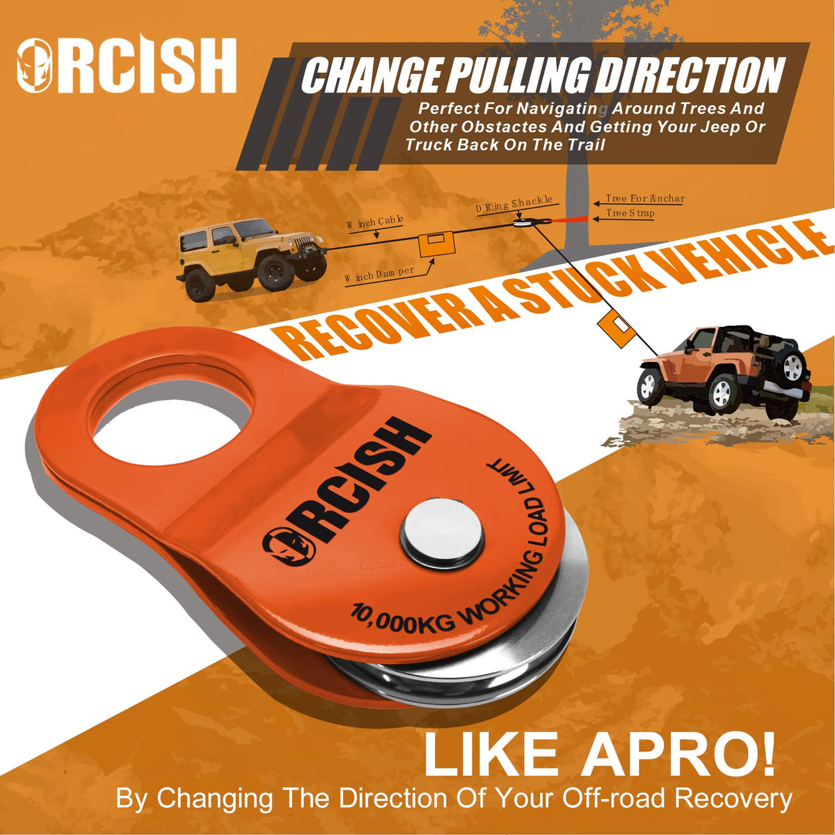 ORCISH lifestyle truck recovery showing field use for faster vehicle retrieval benefit