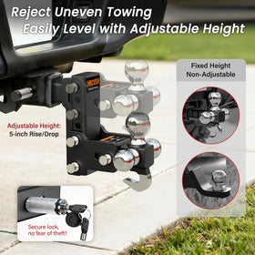 ORCISH rotated assembly displaying swivel action for fast ball selection