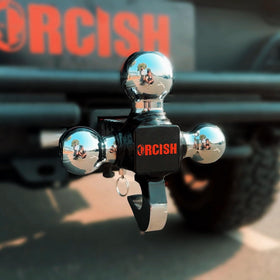 ORCISH size comparison next to a 2" receiver showing correct fit benefit