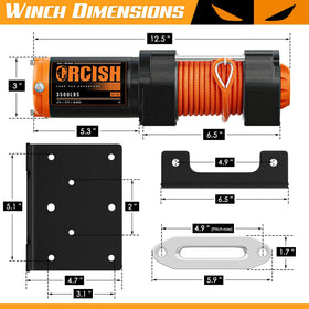 ORCISH wireless remote and wired switch included for versatile control options