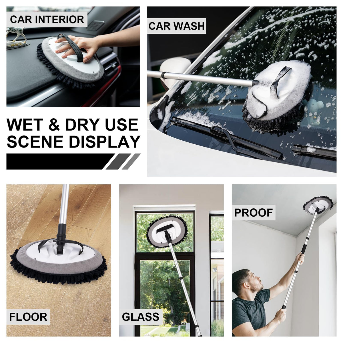 Ordenado disassembled poles and mitt compact storage and portability