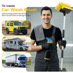 Ordenado cleaning a boat deck illustrating multi-surface versatility