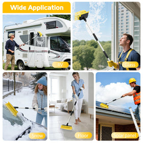 Ordenado shown beside ladder demonstrating superior reach and safety