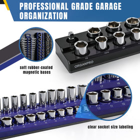 ORGANPRO tray in use on workbench keeping sockets accessible while working