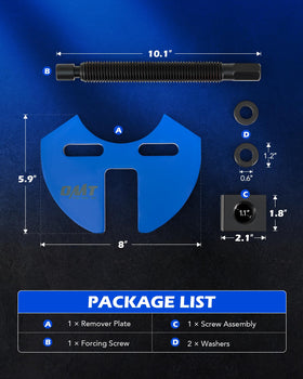 Orion Motor Tech forcing screw thread detail demonstrating durable heat-treated strength