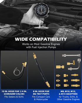 Orion Motor Tech gauge side with rubber casing protecting against shop shocks