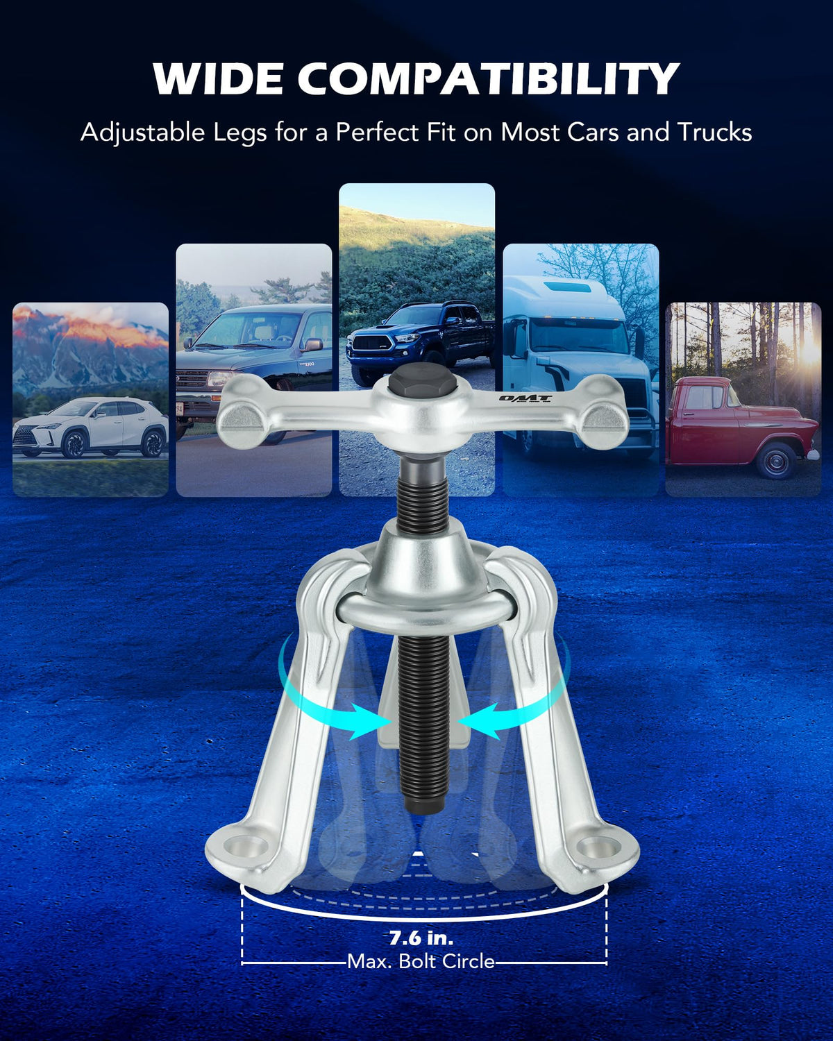 Orion Motor Tech molded case open with foam insert keeping tools organized and protected