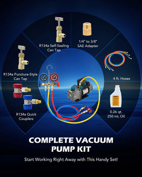 Orion Motor Tech manifold gauge face showing clear readings for accurate vacuum monitoring