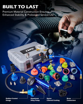 Orion Motor Tech kit next to ruler showing compact size and shop portability