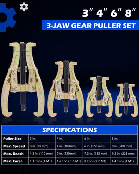 Orion Motor Tech close-up of three jaws showing secure grip benefit